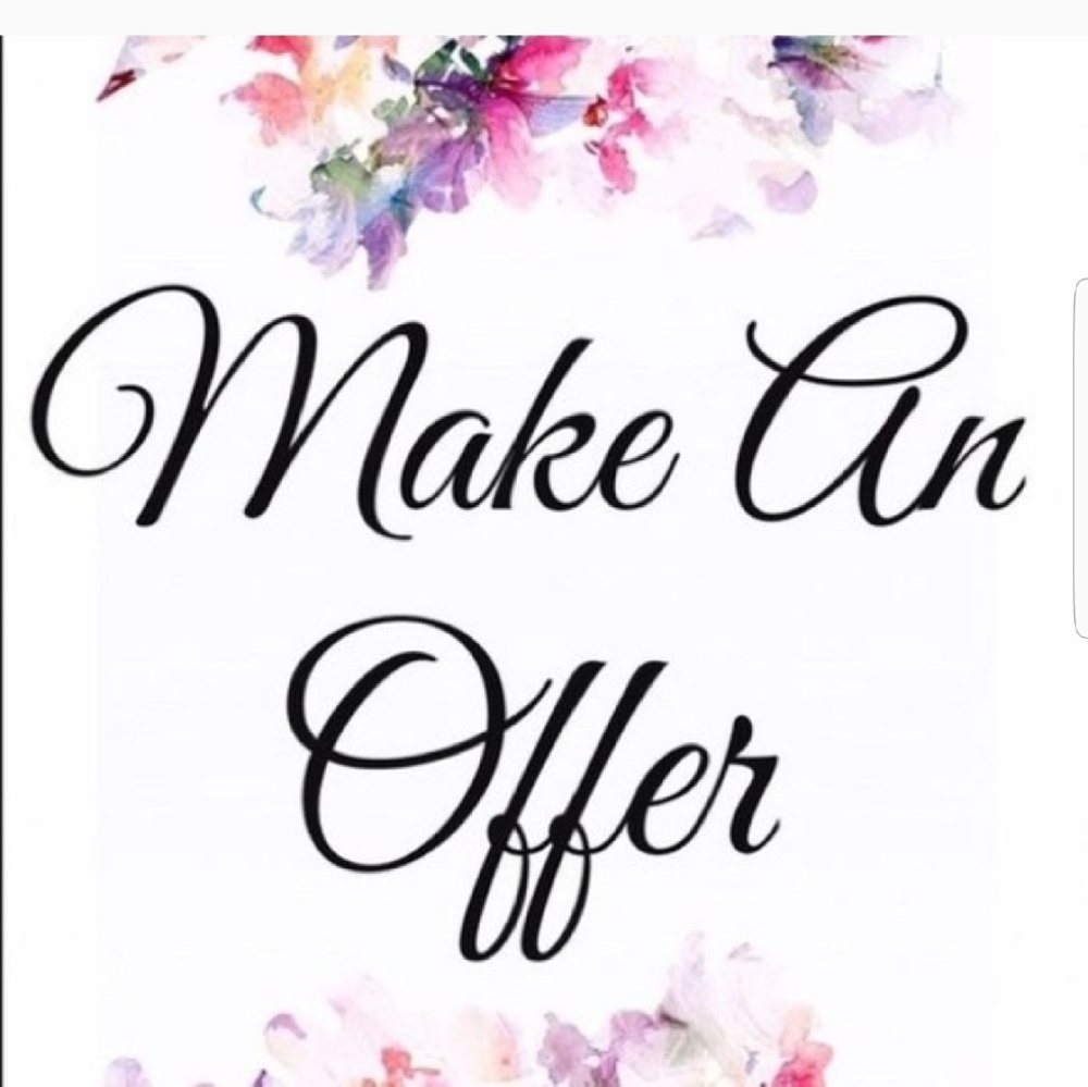 Offers are welcomed